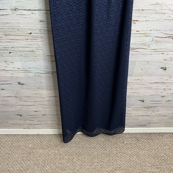 Lilly Pulitzer Westport Maxi Dress Navy Blue Size Xs - Picture 7 of 10